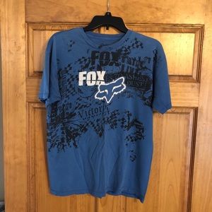 VINTAGE Fox T-shirt - Medium, warn